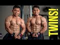 Brawny Twins! Amirull & Azrull Identical Twins Workout at Havoc Gym & Fitness, Paka Terengganu