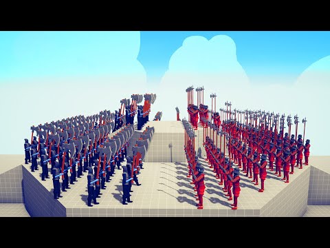 50x vs 50x CLASSIC MELEE UNITS TOURNAMENT Part 3 | TABS - Totally Accurate Battle Simulator