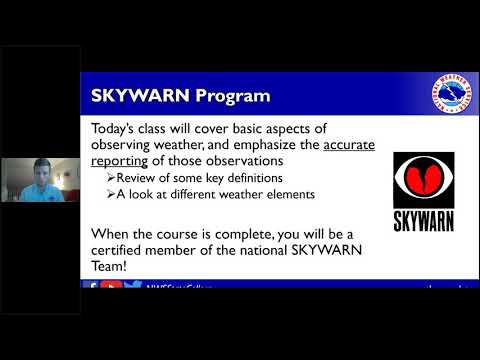 Basic SKYWARN Training - Fall 2020