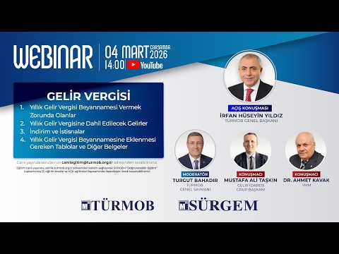 2025 Yılı Gelir Vergisi Webinarı