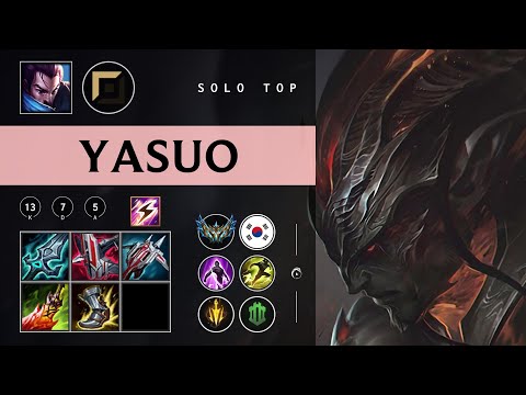 Yasuo Top vs Ambessa - KR Challenger Patch 26.01