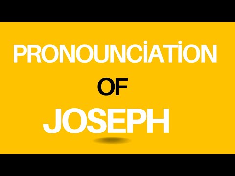 How to Pronounce "Joseph" Correctly | American Pronunciation #Joseph #Josephpronunciation