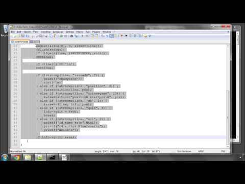 Programming A Chess Engine in C Part 67 - UCI Protocol #2 - UCi Loop