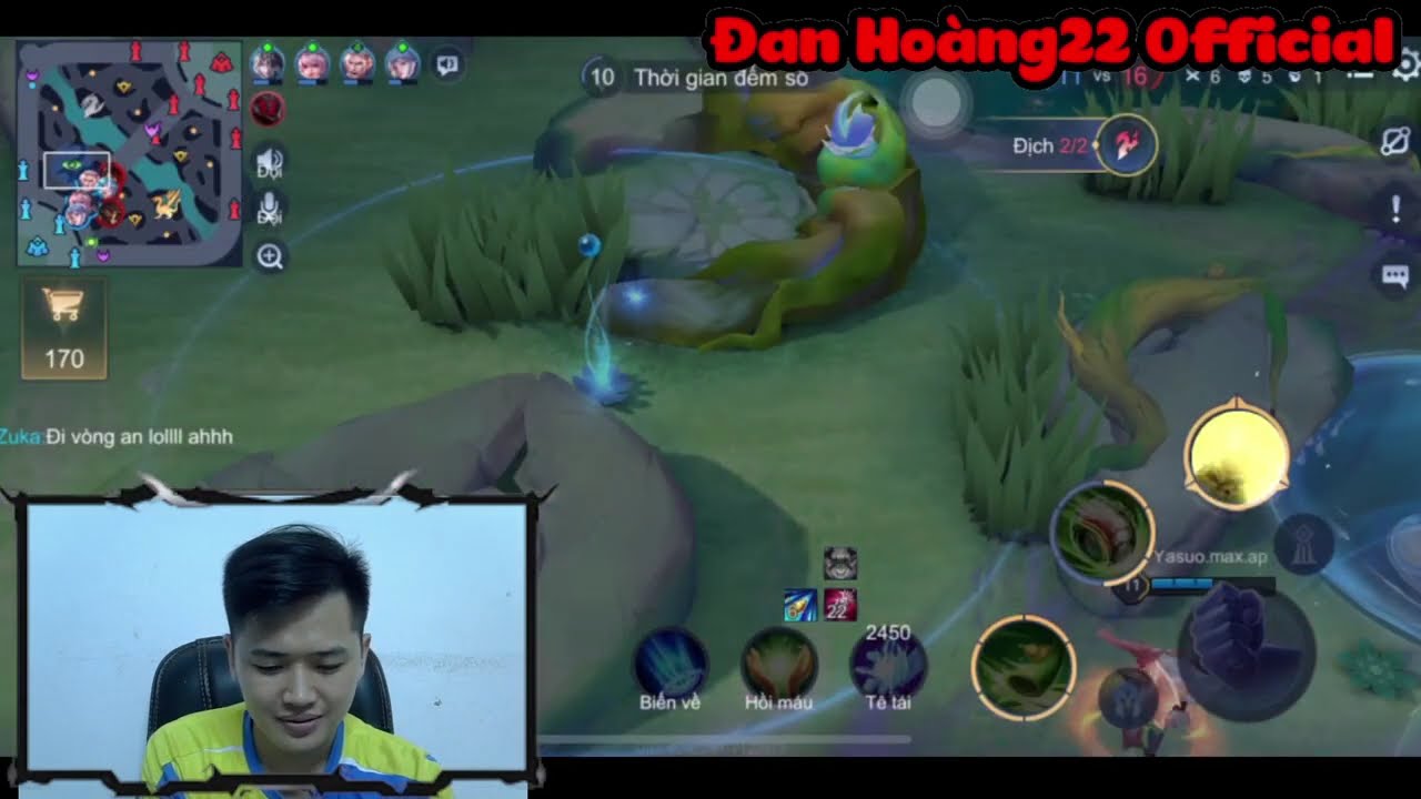 Cầm trừng trị Zuka đi rừng gank cả map p2