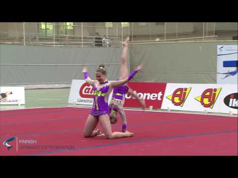 Aliina Luosa & Silja Halme - Voimistelun SM 2017 Jyväskylä