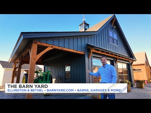 Tour a Rustic-Modern Garage + Authentic Carriage Barn at The Barn Yard