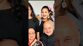 Anupam Kher with family members 💖 wife, son, and daughter। Anupam Kher।The kashmiri pandits।#short
