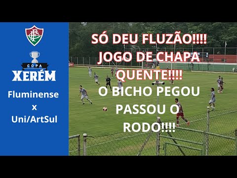 Copa Xerém Fluminense x Uni/Artsul | Jogo com chapa quente! Passou o rodo!#futebol #fluminense