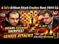 Mikhail Tal Vs John Nunn 1984 Genius Sacrifice Crushes English GM ️