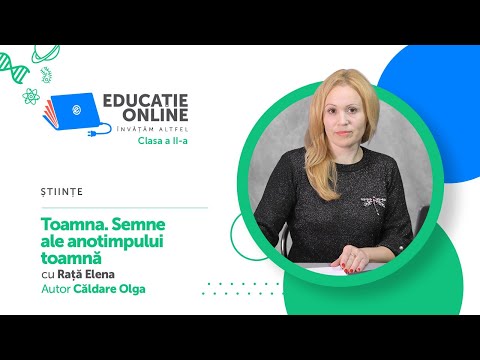 Științe, clasa a II-a, Toamna. Semne ale anotimpului toamnă