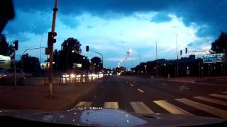 preview picture of video 'BMW M3 E92 onboard vs  Motorcycles street race in Warsaw, Poland'