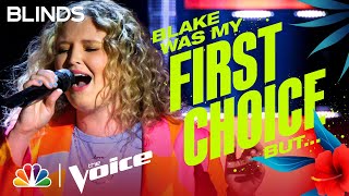 Coaches Fight over Kate Kalvach Singing Kacey Musgraves' "Rainbow" | The Voice Blind Auditions 2022