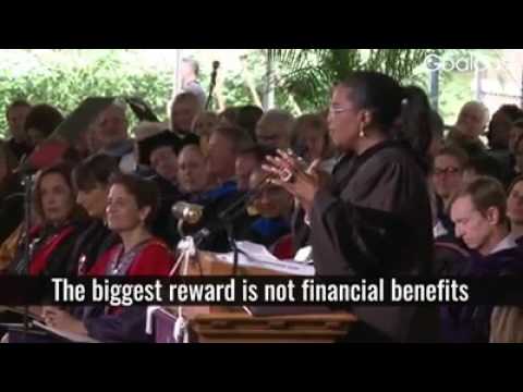Oprah Winfrey speaks about leaving a legacy
