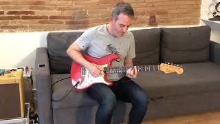 Video thumbnail for Sweet girl Strato Custom Shop ´60 Fiesta Red - Victoria 20112 Amp by Freddy Guitars