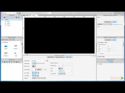 Learning Axure RP Tutorial Setting Up Page Properties and Guides | packtpub com