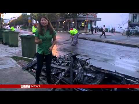 Singapore bus death sparks riot
