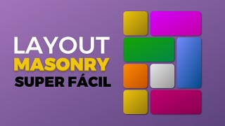Layout Masonry Responsivo | CSS + HTML super fácil