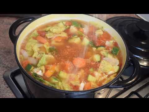 Weight-loss Soup with Chicken and Vegetables