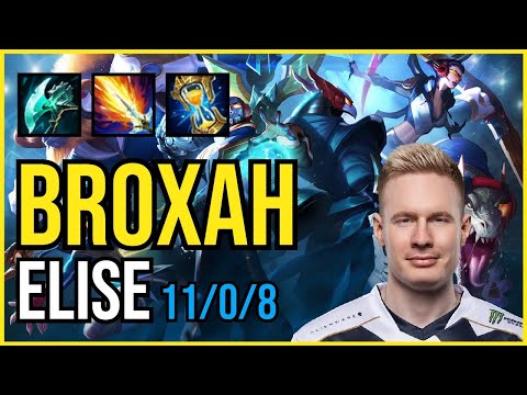 BROXAH - ELISE vs. KHA'ZIX Jungle | EUW GRANDMASTER | PATCH 11.2