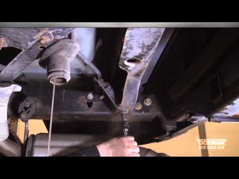 Dorman's spare tire hoist installation