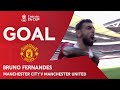 GOAL | Bruno Fernandes  | Manchester City 1-1 Manchester United | Emirates FA Cup 2022-23