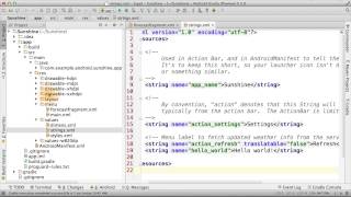 Download the video "Refresh Button - Developing Android Apps"