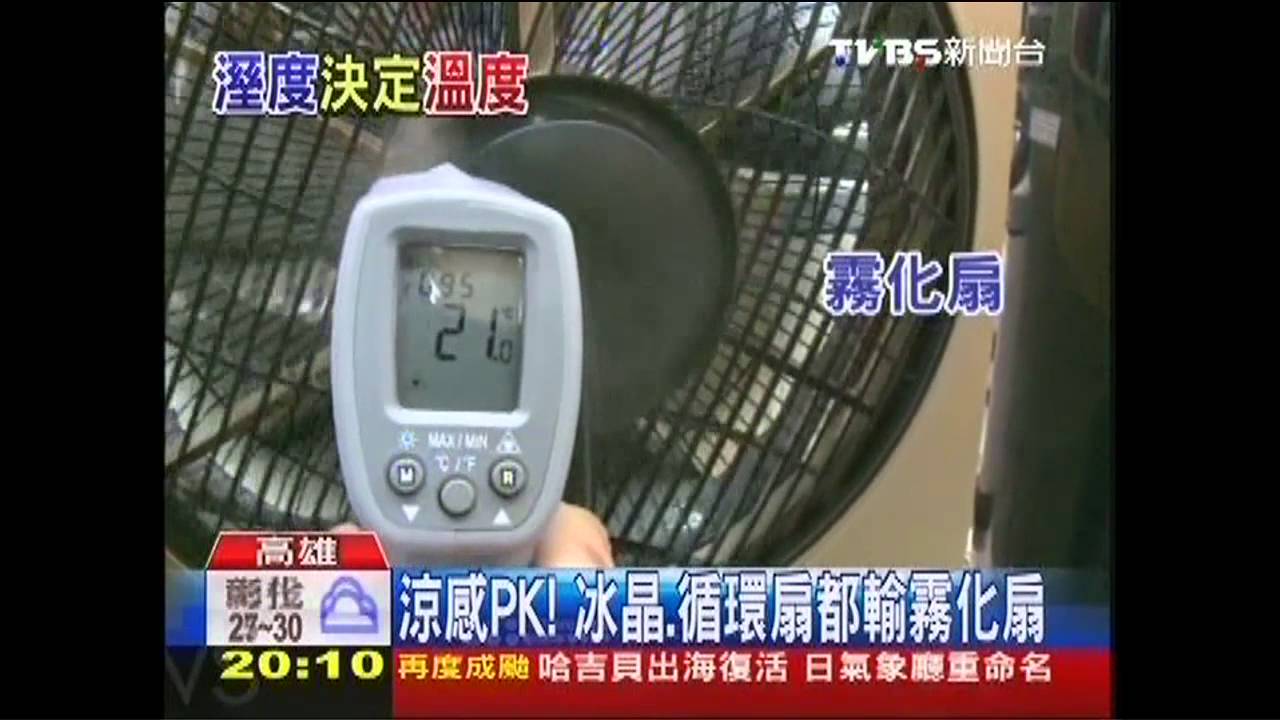 涼感PK! 冰晶、循環扇都輸霧化扇