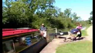preview picture of video 'Working A Canal Lock'