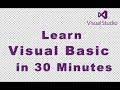 Learn Visual Basic In 30 Minutes