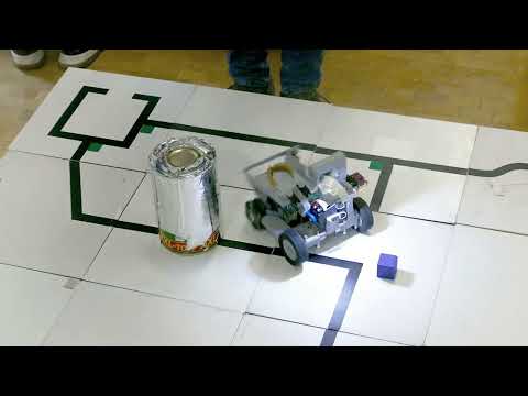 RoboCup Junior Rescue Line 2023 St. Augustin | 1. run, team BitFlip