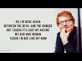 Ed Sheeran - Save Myself (Lyrics)