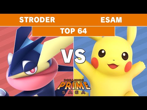 2GG: Prime Saga - Tuxedo | Stroder (Greninja) vs PG | ESAM (Pikachu) Top 64 - Smash Ultimate