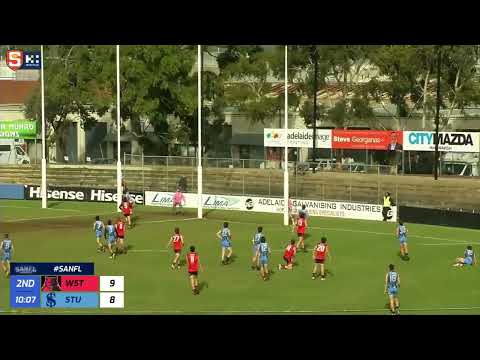 Rd 12 Hostplus SANFL Snapshot - West's Joel Stevens kicks brilliant snap goal