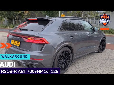 Walkaround: Audi RSQ8-R ABT 1 of 125 740HP acceleration & exhaust sound. Lamborghini Urus killer?
