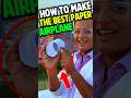 How To Make Paper Airplane Asmr
