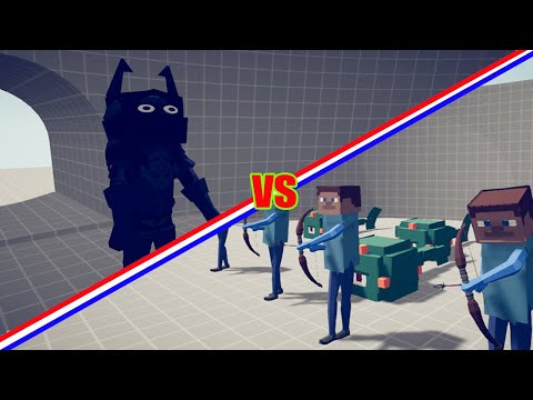 Warden vs Baw Steve & Guardian! minecraft mob battle | TABS  - Totally Accurate Battle Simulator