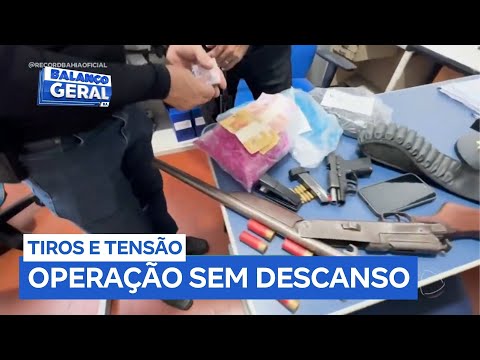 Operação apreende armas e drogas em Anguera e Serra Preta, na Bahia
