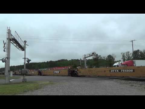UP 8555 nd UP 8537 (EMD SD70Ce) Trail CSXT F763 - 29