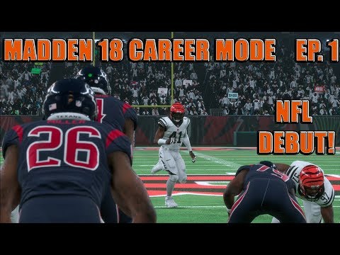 MADDEN 18 CAREER MODE | RAY RAY FRANKLIN NFL DEBUT EP. 1