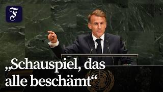 Macron widerspricht Trumps Gaza-Erfolgsmeldungen