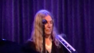 Patti Smith Grateful @ the poisson rouge nyc