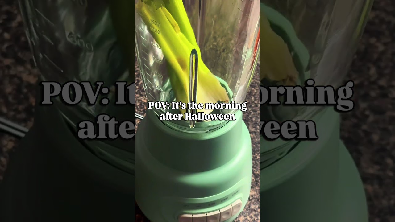 POV: It's the morning after Halloween