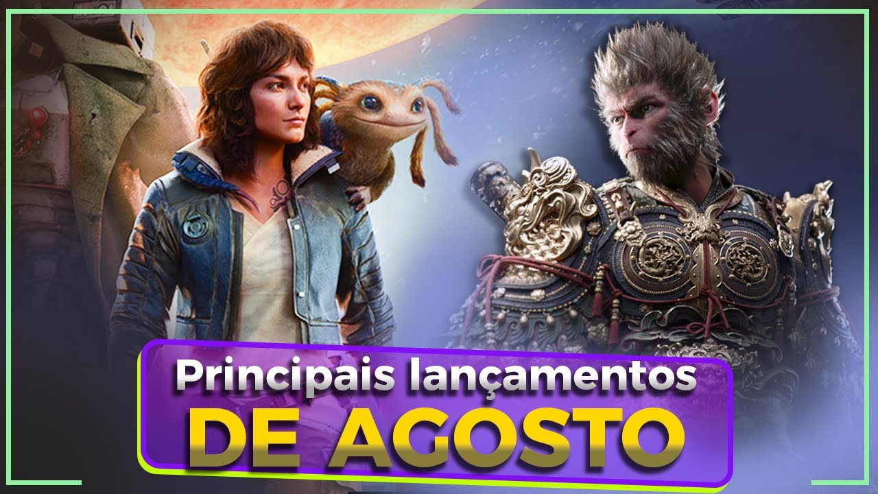 Top LANÇAMENTOS de jogos em Agosto 2024
