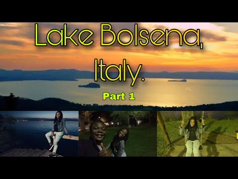 Vacation Travel Guide,Italy.Lake Bolsena,Montefiascone,Viterbo Medieval castle Between Tuscany &Rome