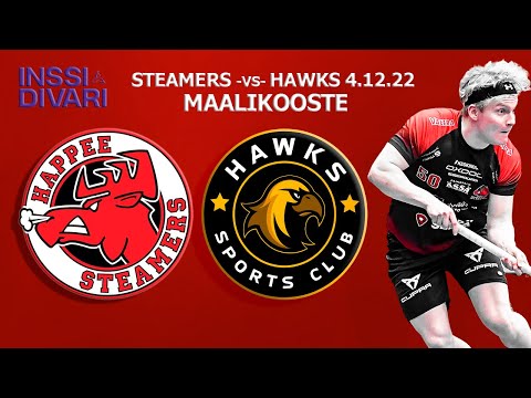 Happee Steamers vs Hawks 4.12.2022 | #Inssidivari #Floorball