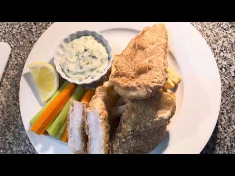 Receita de PEIXE e CHIPS