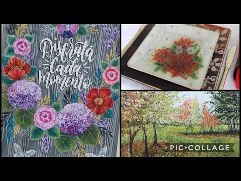 ManosalaObraTv 2019 Program 100 Decorative Painting - Christmas Table - Step-by-Step Techniques