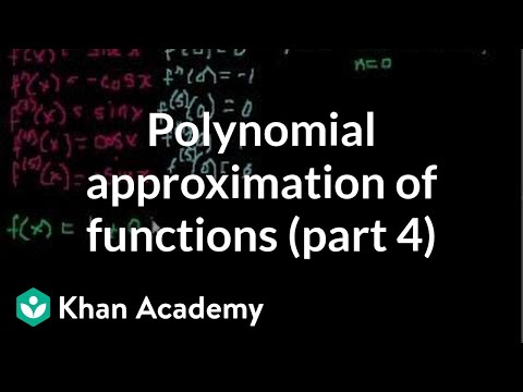 Polynomial Approximation of Functions Part 4
