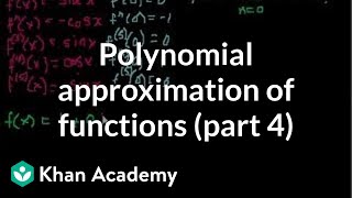 Polynomial approximation of functions (part 4)