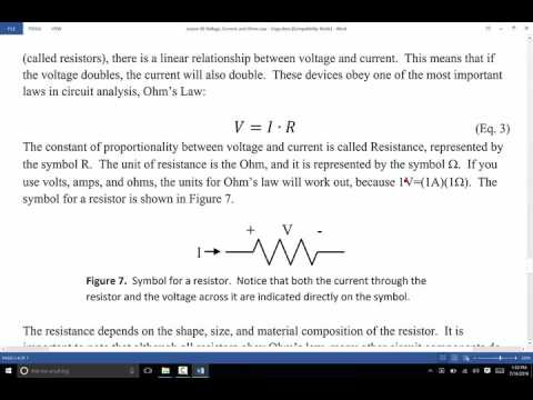 ECE 100 02 Ohm's Law Lesson